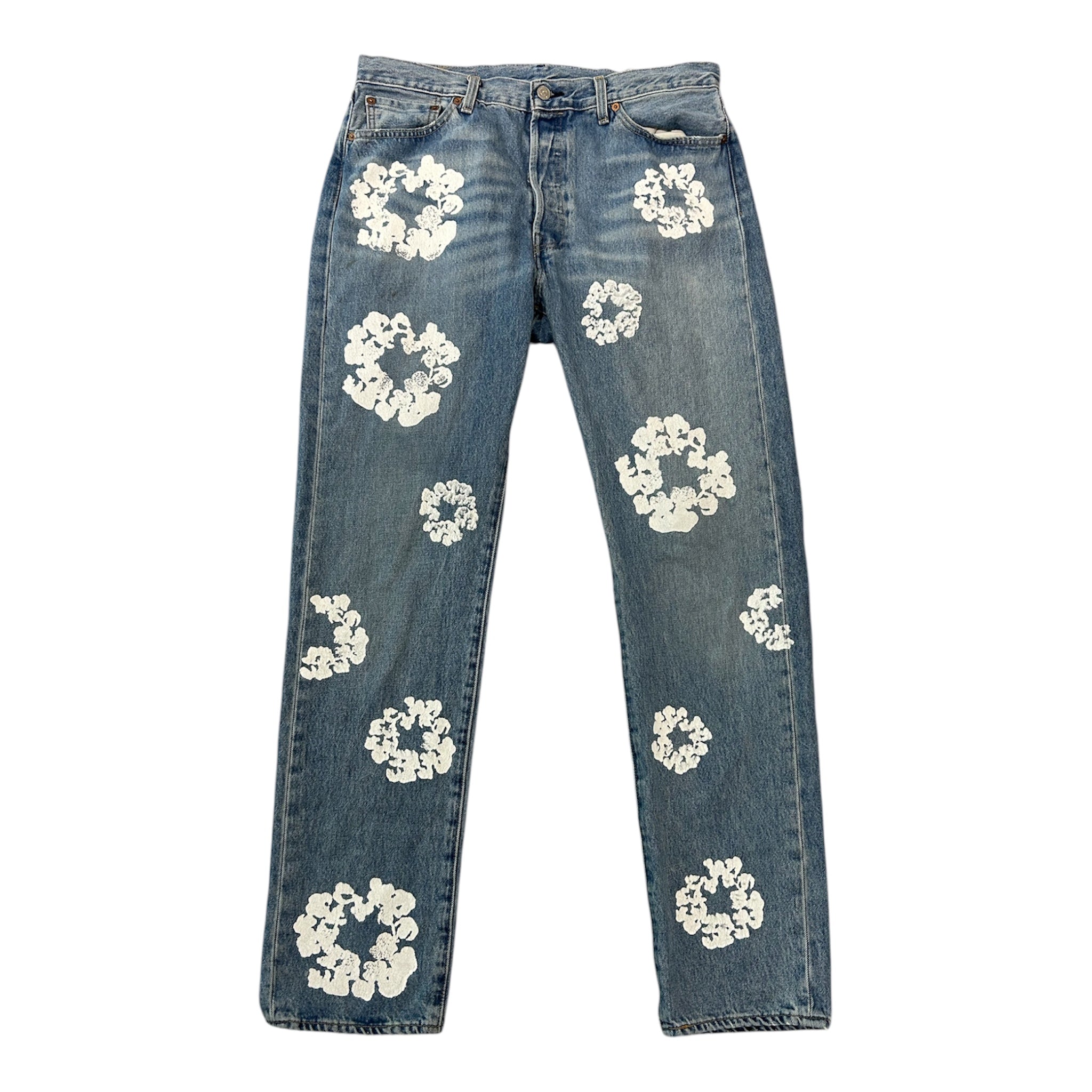 Denim Tears x Levi's Cotton Wreath Jean Light Wash