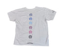 Chrome Hearts Multi Color Horseshoe Logo Tee White