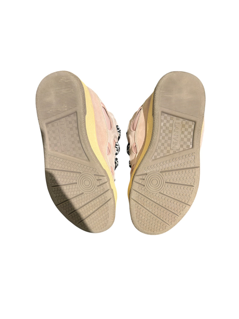 Lanvin Curb Sneaker Salmon