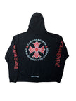 Chrome Hearts Made In Hollywood Plus Cross Zip Up Hoodie