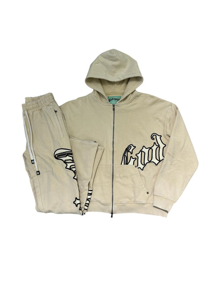 Godspeed OG Logo Sweatsuit Bone
