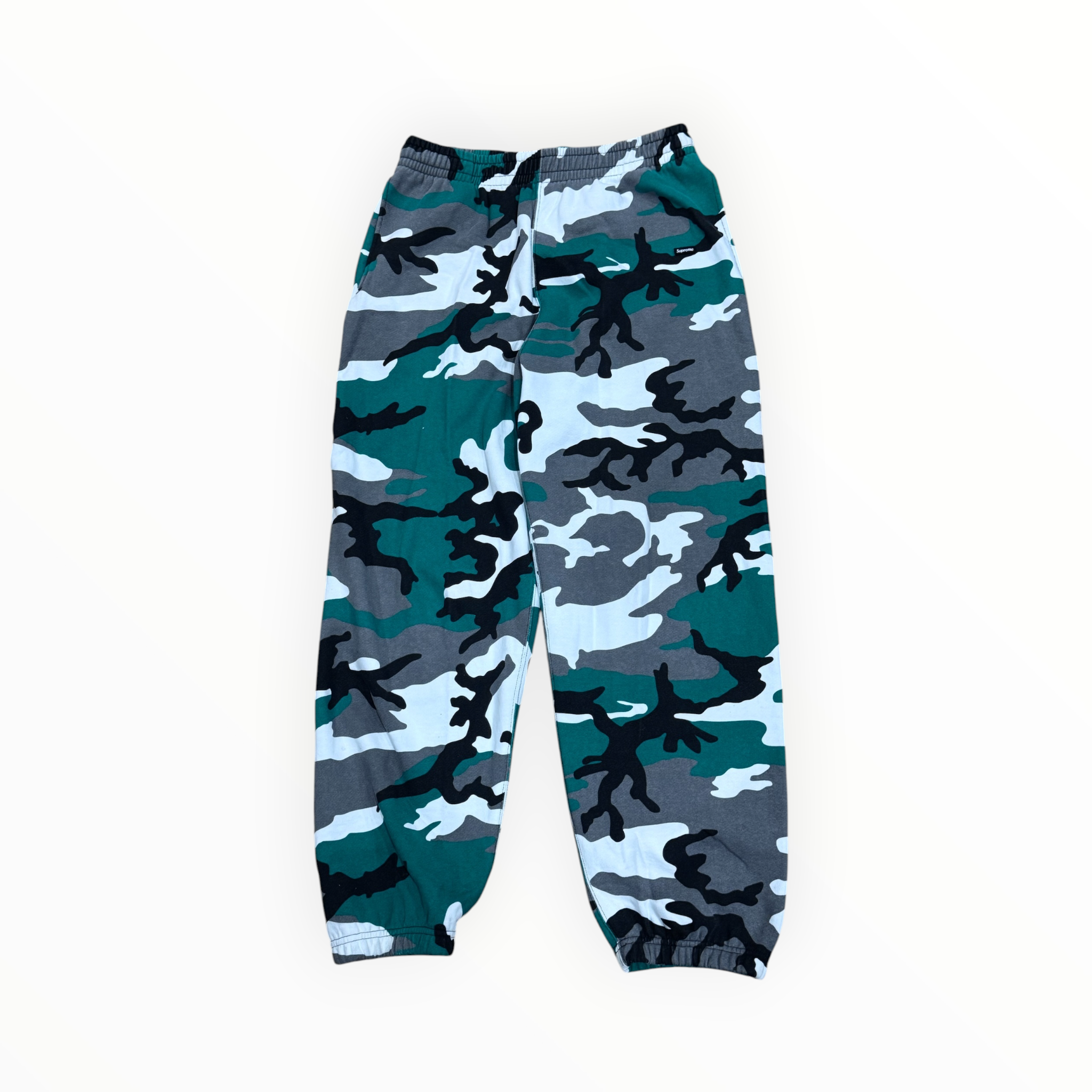 Supreme Small Box Sweatpant (FW25) Green Camo