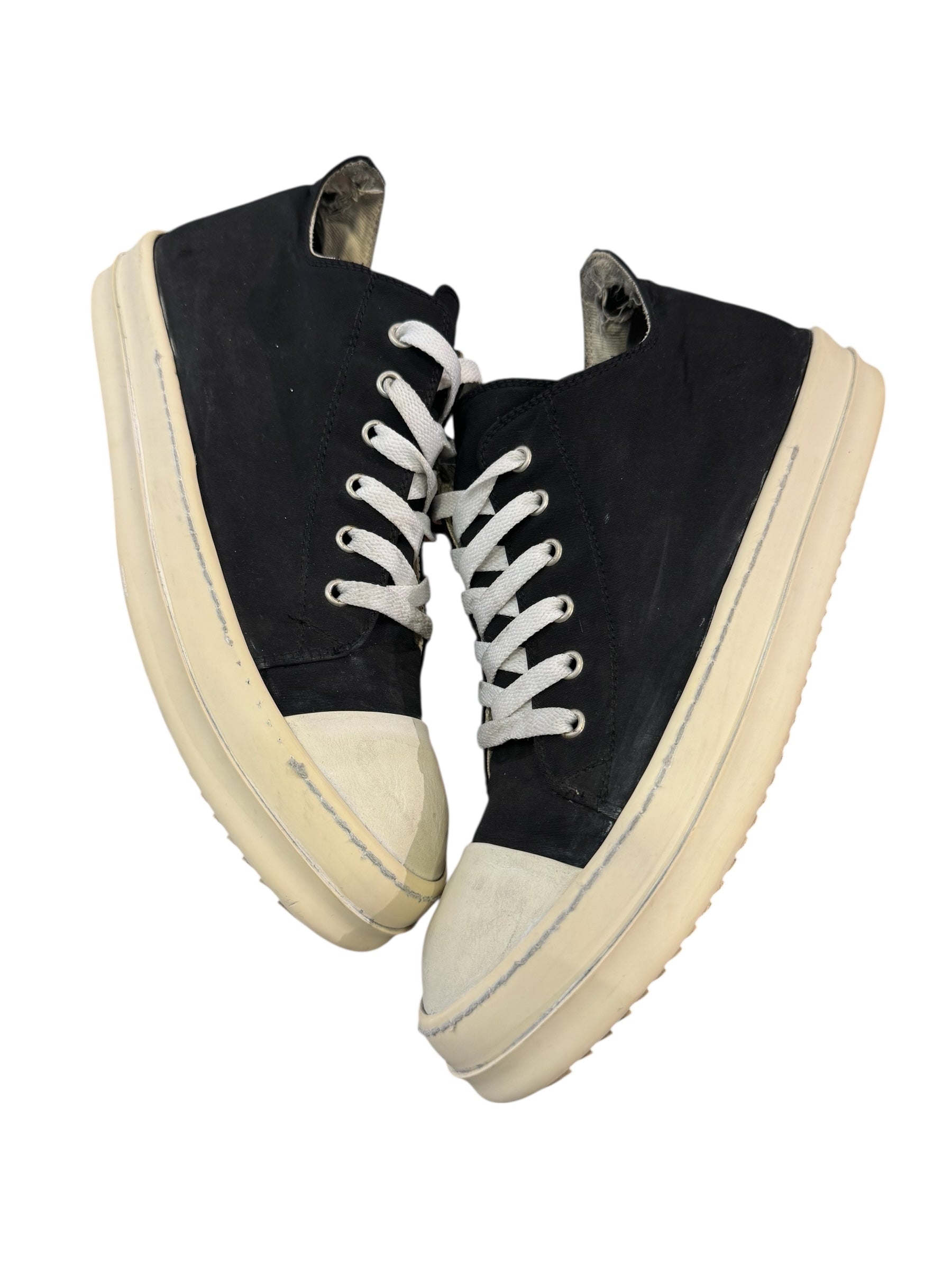 Rick Owens DrkShdw Low Top (Black/Milk)