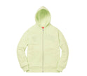 Supreme Arc Logo Thermal Zip Up Sweatshirt Pale Lime