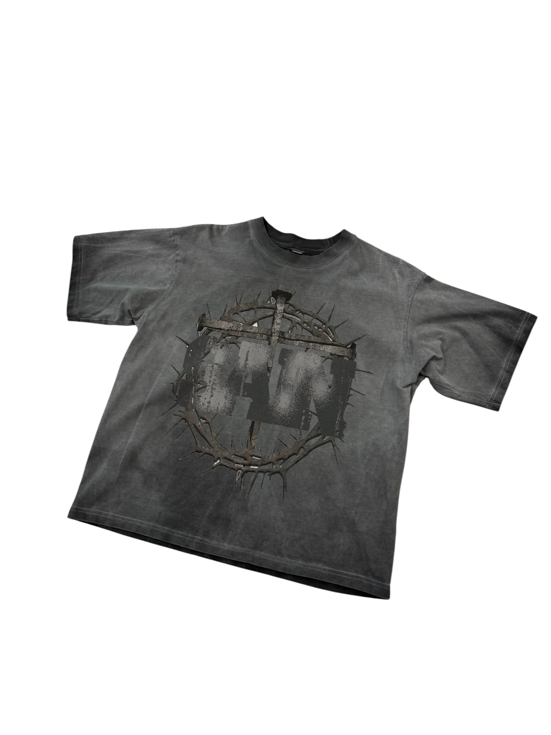 Saint Vanity Grey Cross Tee