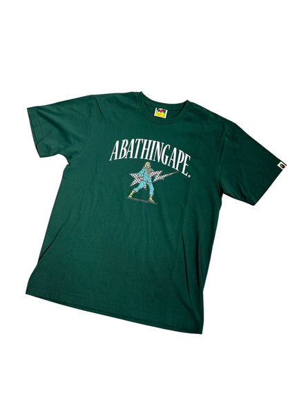 Bape College Tee Green