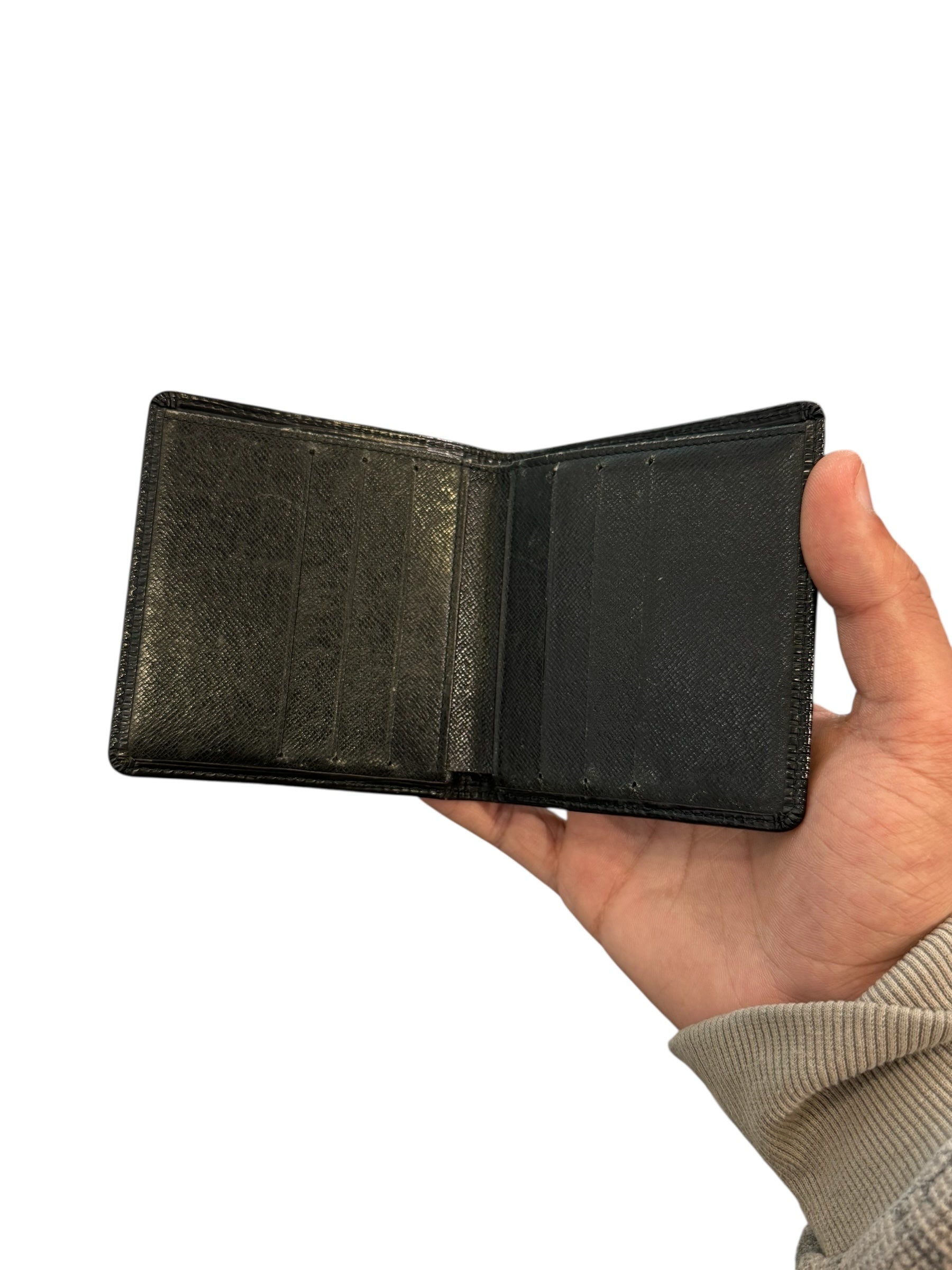 Louis Vuitton Epi Leather Black Wallet
