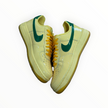 Nike Air Force 1 Low Patent Leather Topaz Gold Pine Green