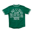Supreme Mitchell & Ness Satin Baseball Jersey Green