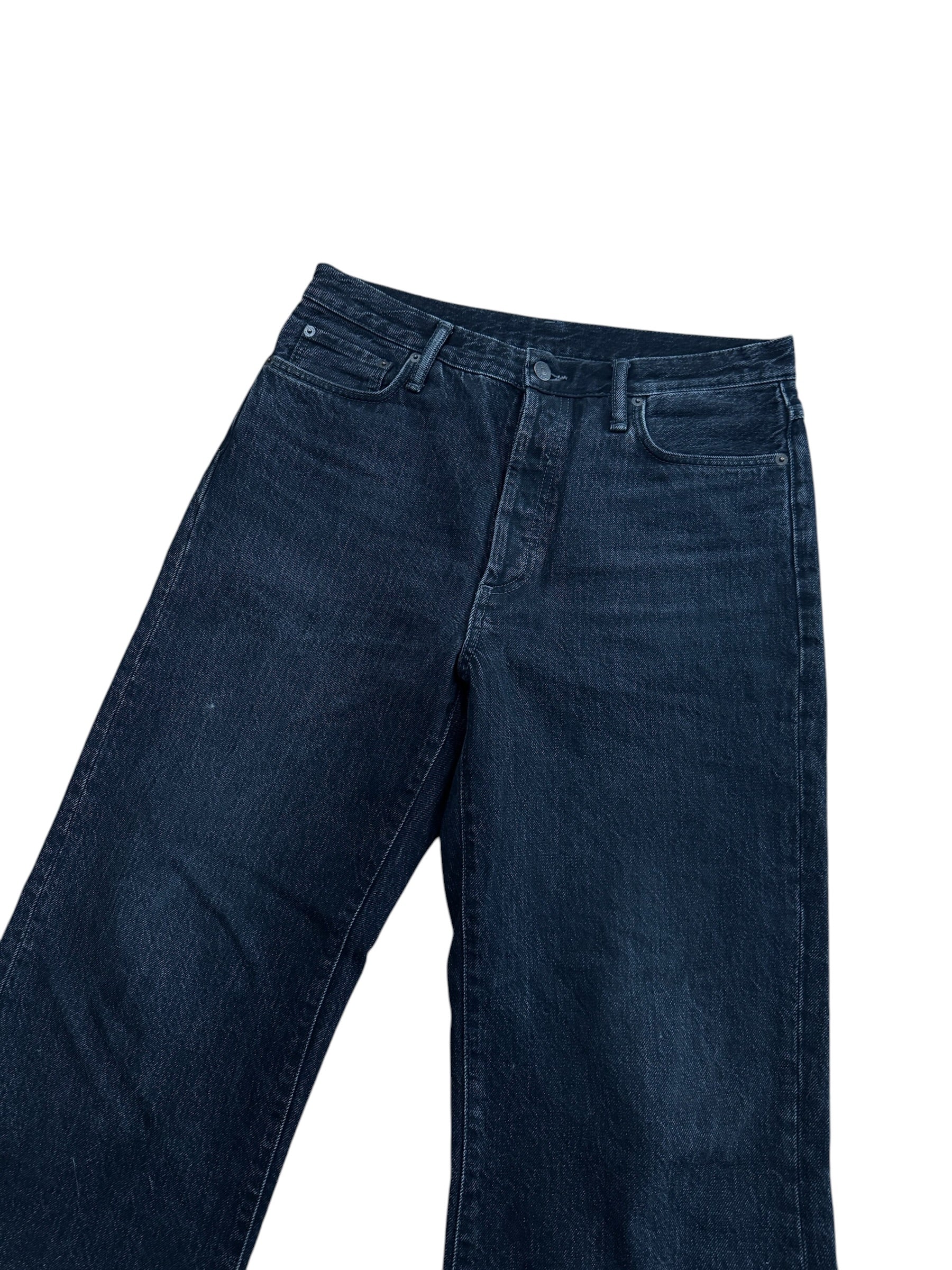 Acne Studios Black Loose Fit Denim