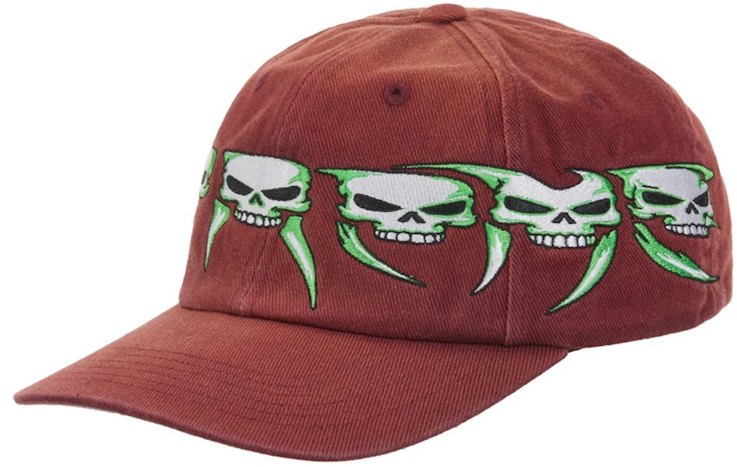 Supreme Skulls Spellout 6-Panel Red