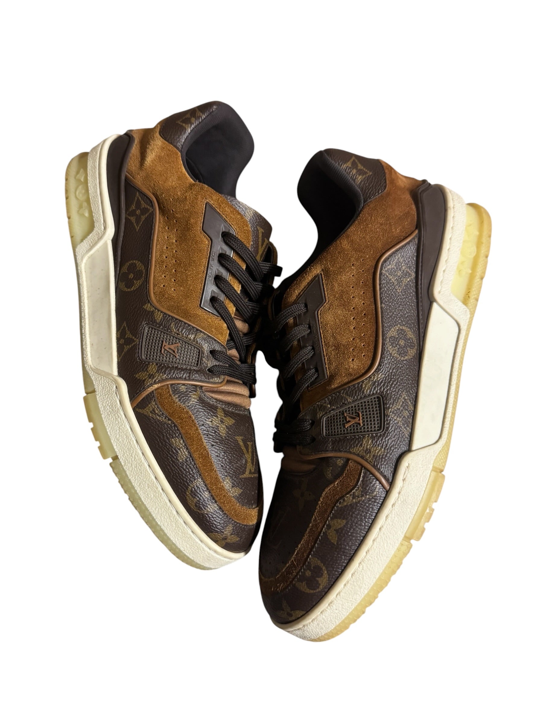 Louis Vuitton Mongram Trainers Brown