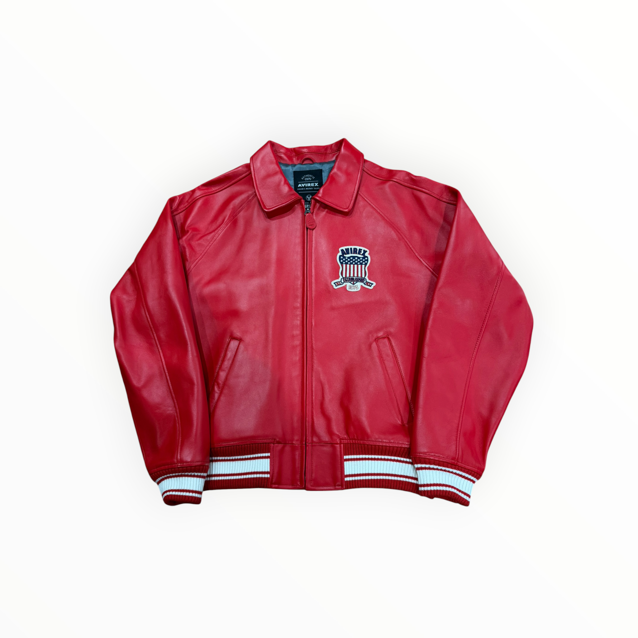 Avirex Icon Jacket Salvage Red