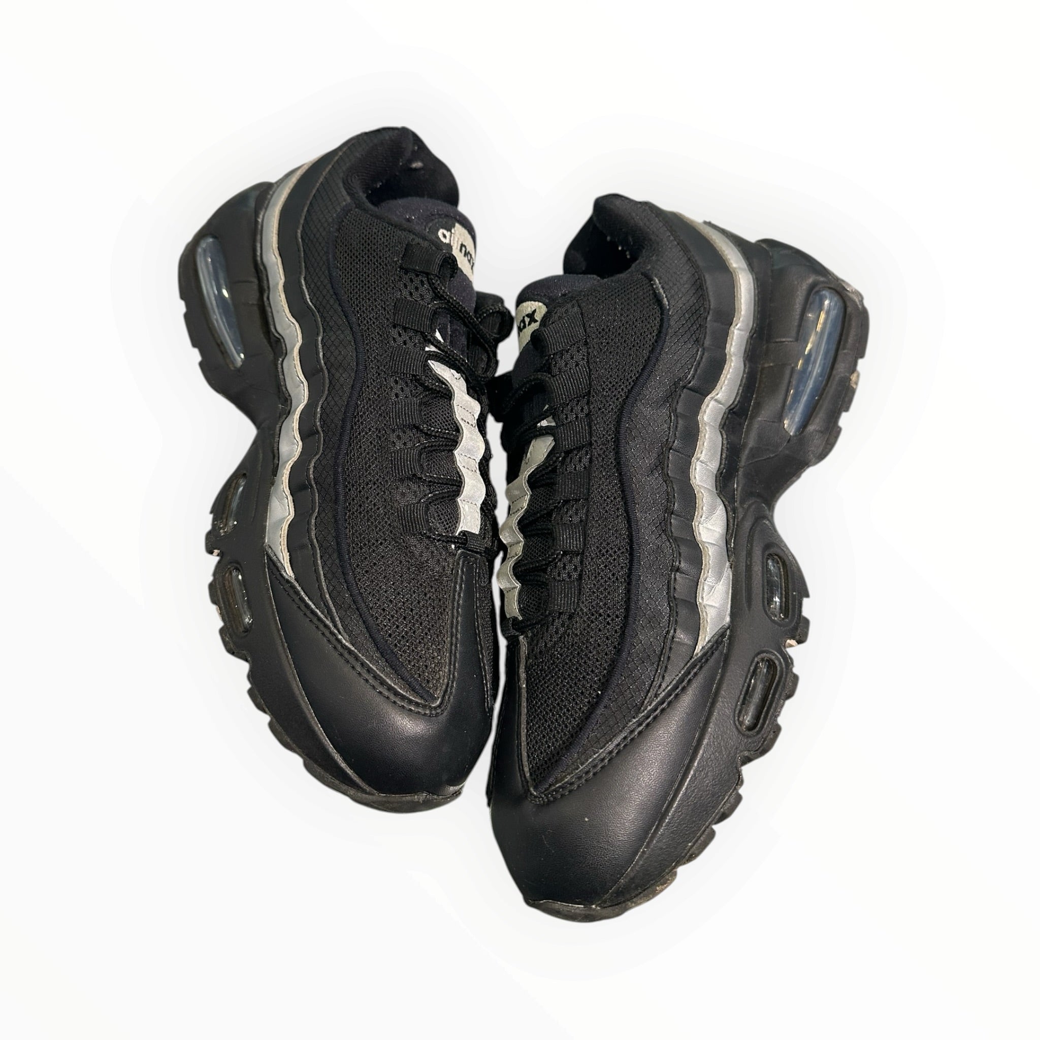 Nike Air Max 95 OG Big Bubble Black White Metallic Silver