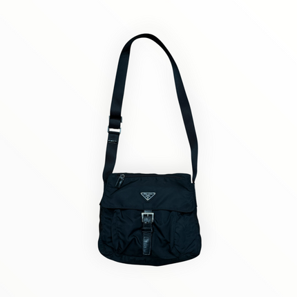 Prada Nylon Crossbody Bag Black