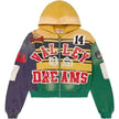 Vale Forever Mardi Gras Collage Zip Up Hoodie