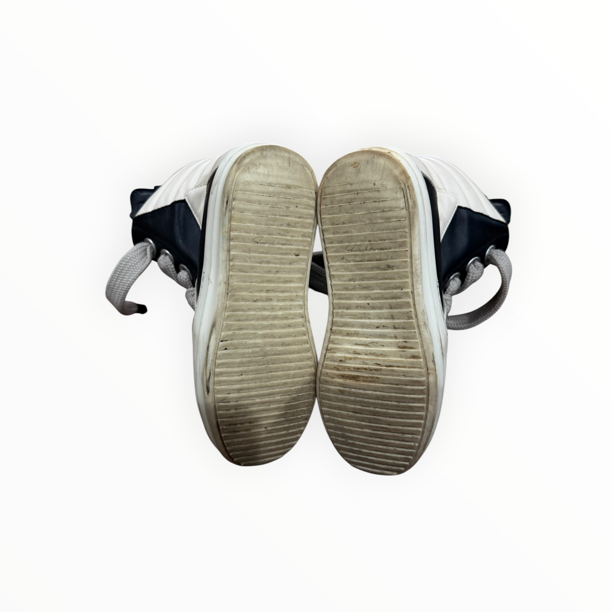Rick Owens Jumbolace Geobasket Black/Milk