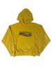 Balenciaga Political Campaign Logo Distressed Hoodie Yellow