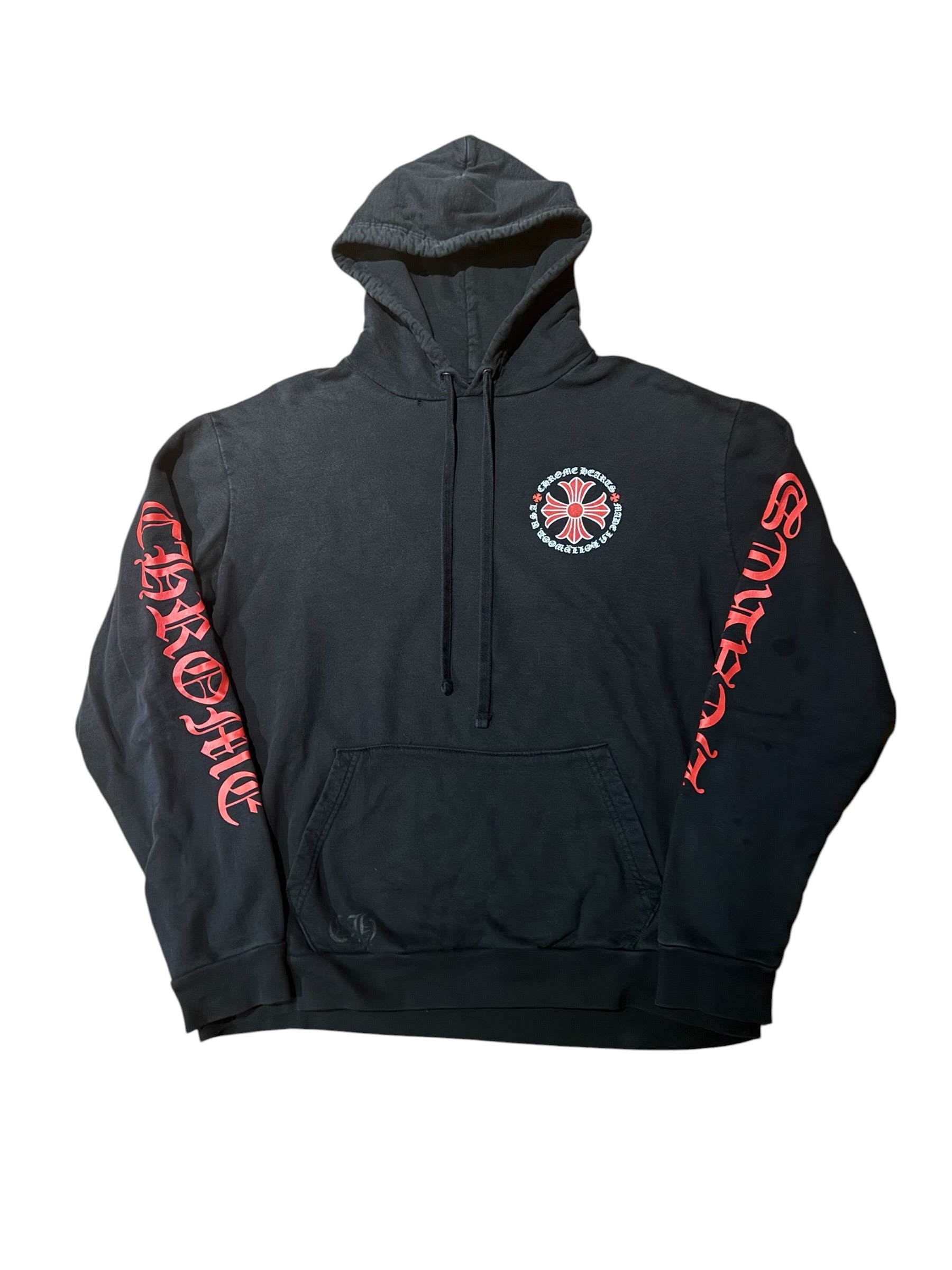 Chrome Hearts Made In Hollywood Plus Cross Pullover Hoodie