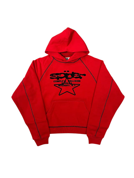 Sp5der Splat Collision Hoodie