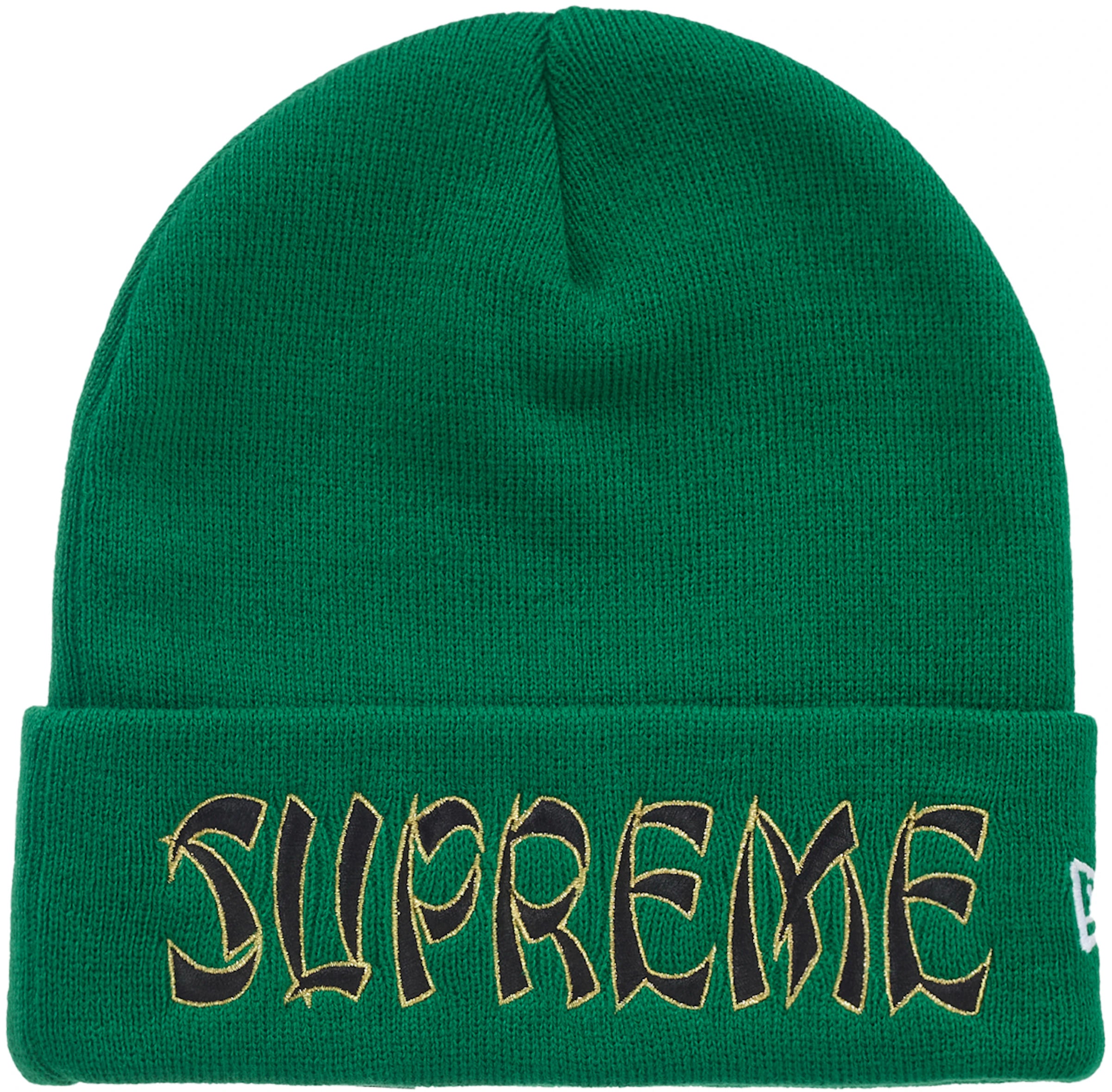 Supreme New Era Action Beanie Green