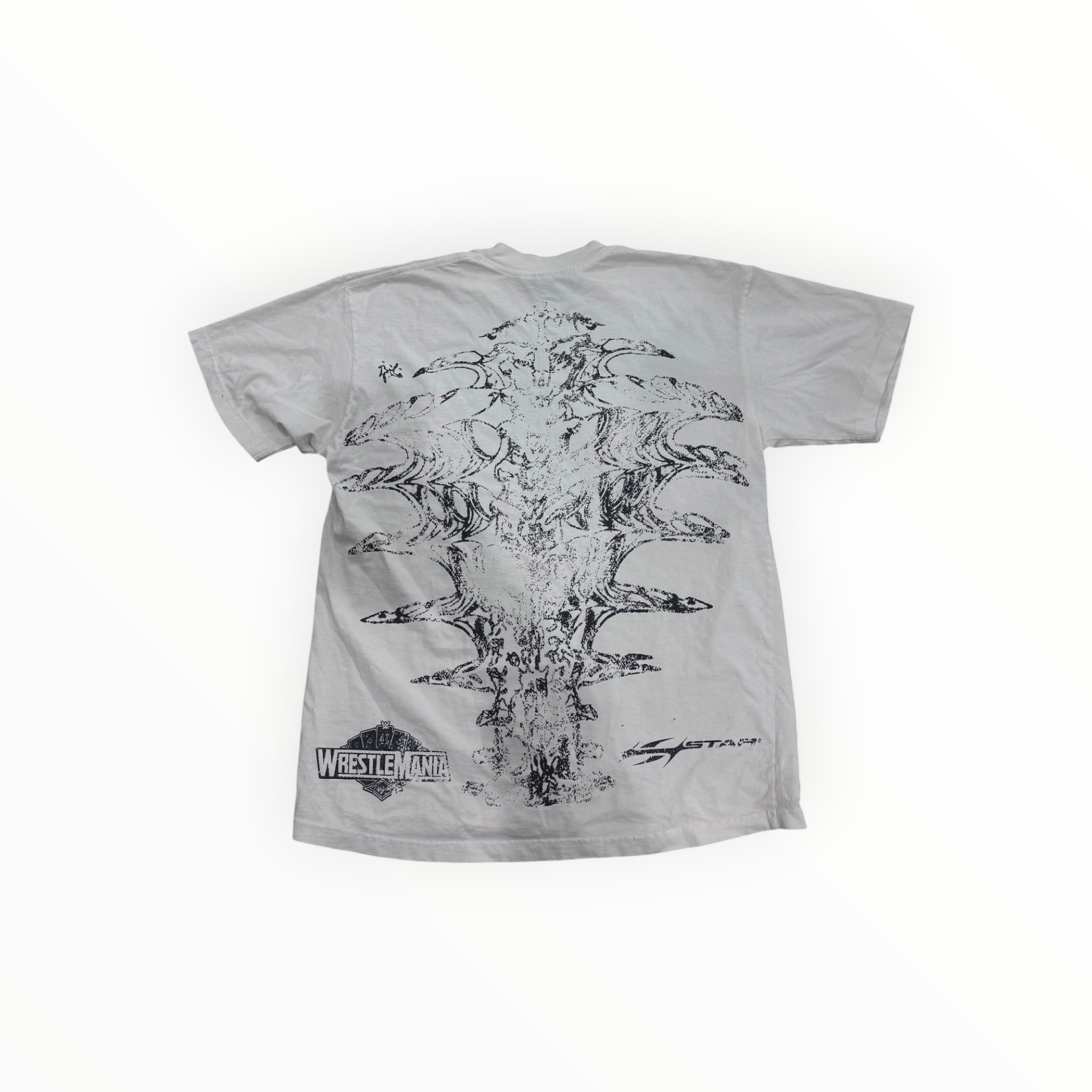 Hellstar Wrestlemania Rey Mysterio T-Shirt Cream White