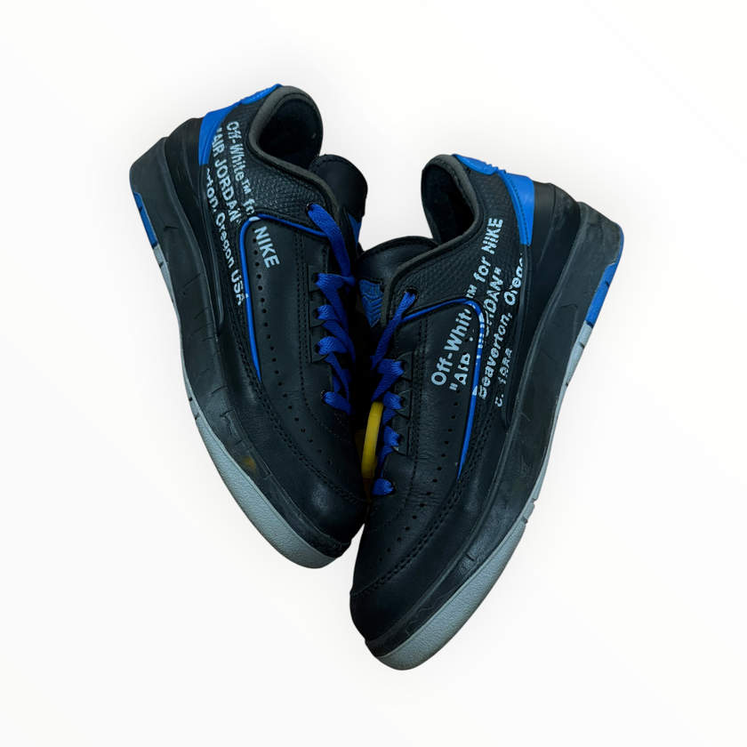 Jordan 2 Retro Low SP Off-White Black Blue