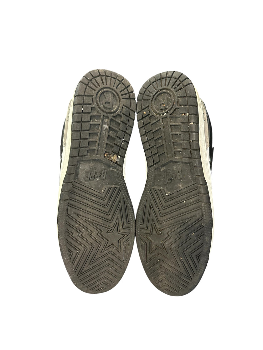 A Bathing Ape Sk8 Sta #1 Black Snakeskin