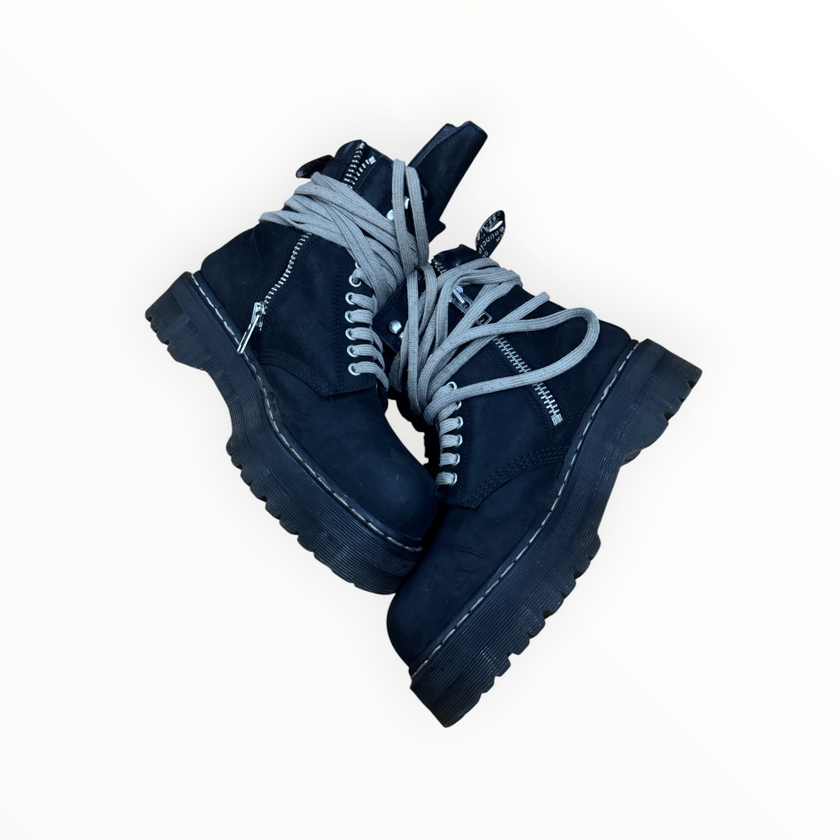 Rick Owens x Dr. Martens Leather Combat Boot