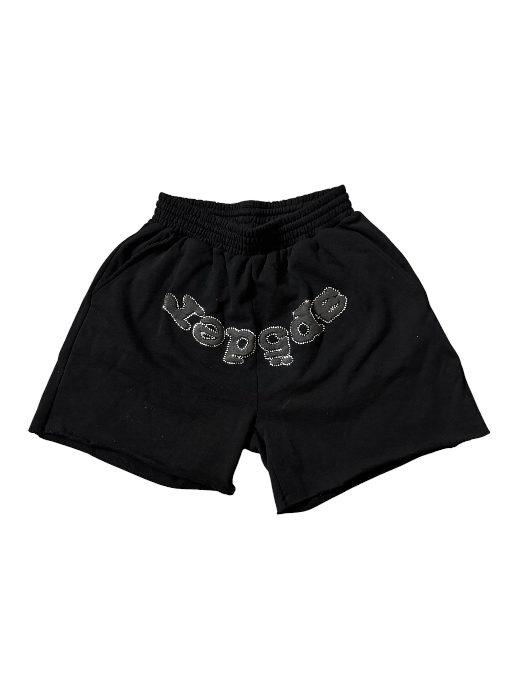 Sp5der OG Web Rhinestone Shorts