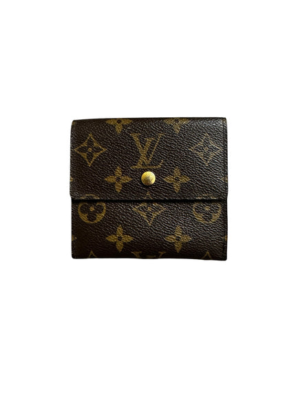Louis Vuitton LV Monogram Coated Canvas Elise Wallet