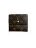 Louis Vuitton LV Monogram Coated Canvas Elise Wallet