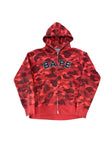 BAPE Color Camo Full Zip Hoodie (FW19) Red