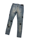 Amiri Bandana Star Denim Clay Indigo