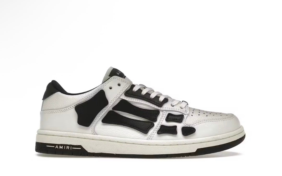 Amiri Skel Top Low White Black