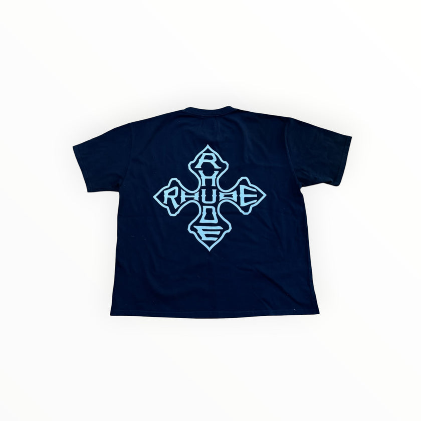 Rhude Cross Tee Black