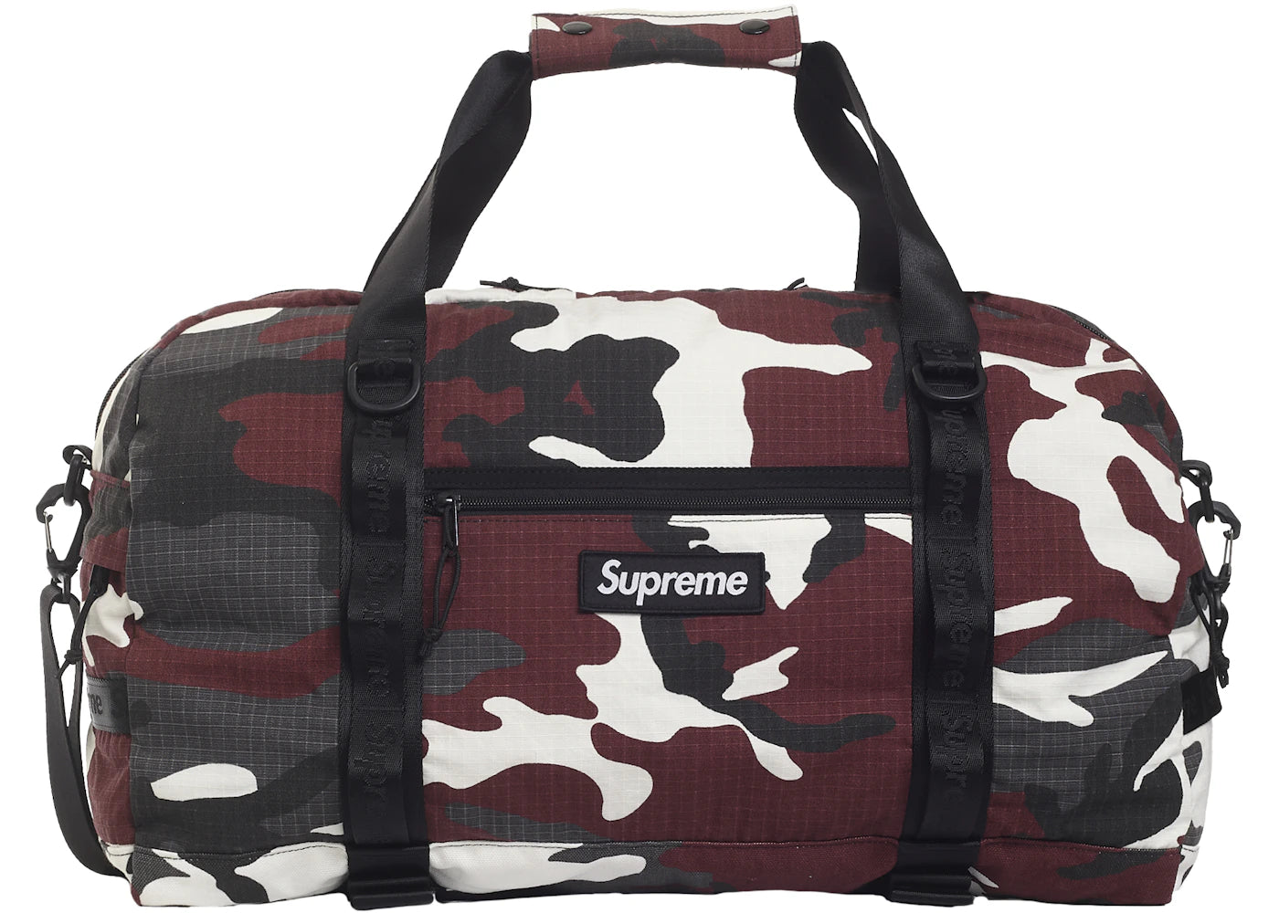 Supreme Duffle Bag (SS26) Red Camo