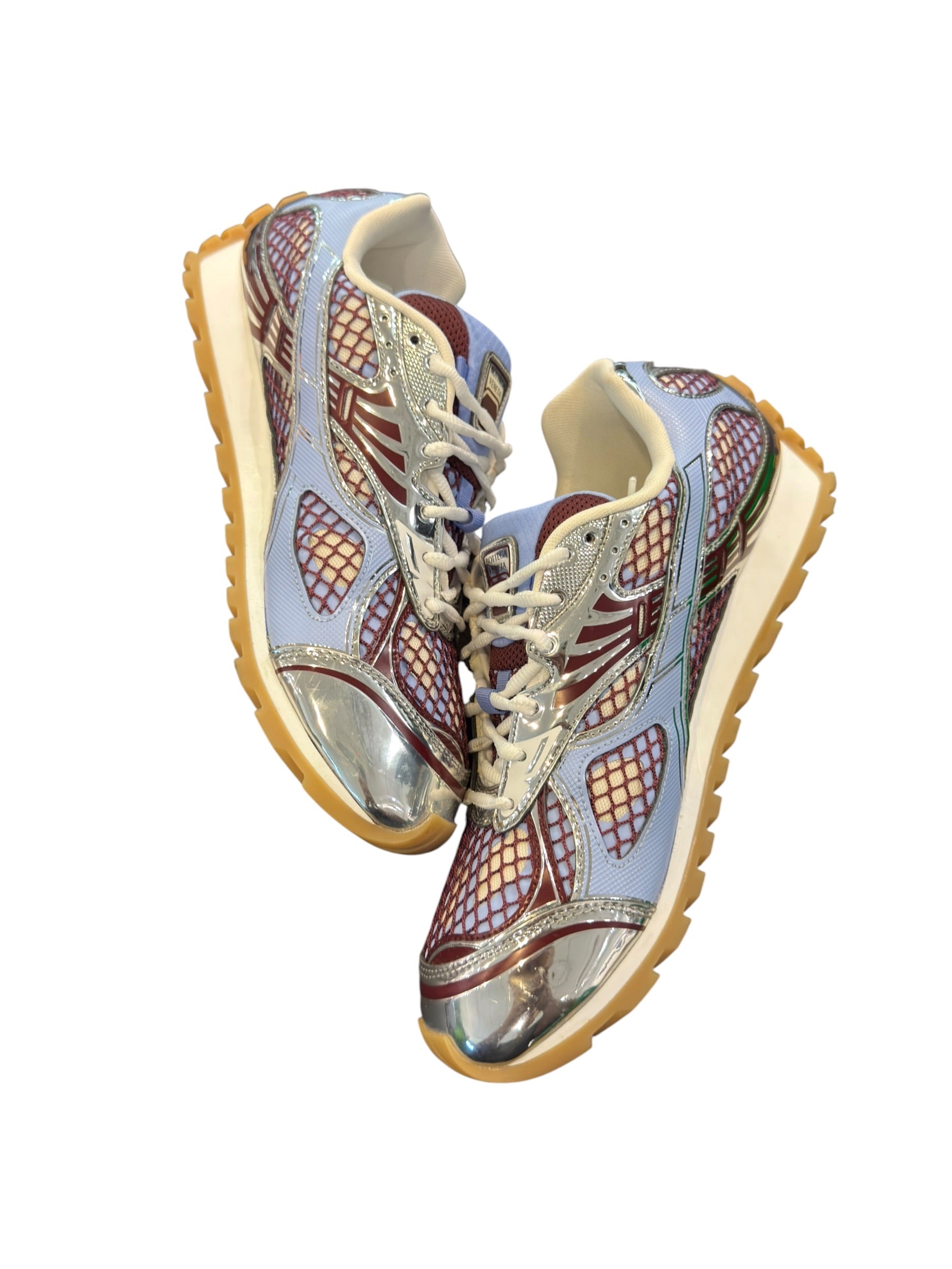 Bottega Veneta Orbit Sneaker Barolo Blue Bell