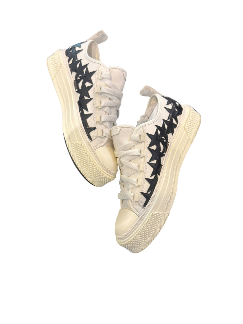 Amiri Stars Court Low White Black