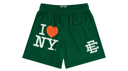 Eric Emanuel EE I Love New York Shorts Green White