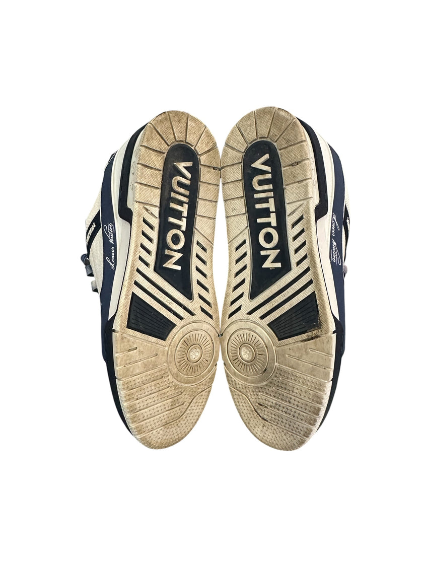 Louis Vuitton Trainer White Navy