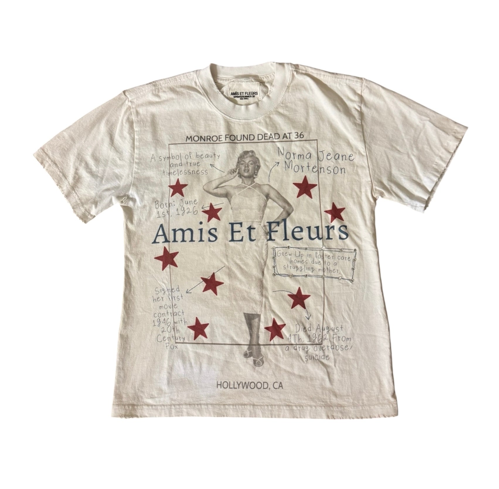 Amis ET Fleurs Dream Girl Tee (White)