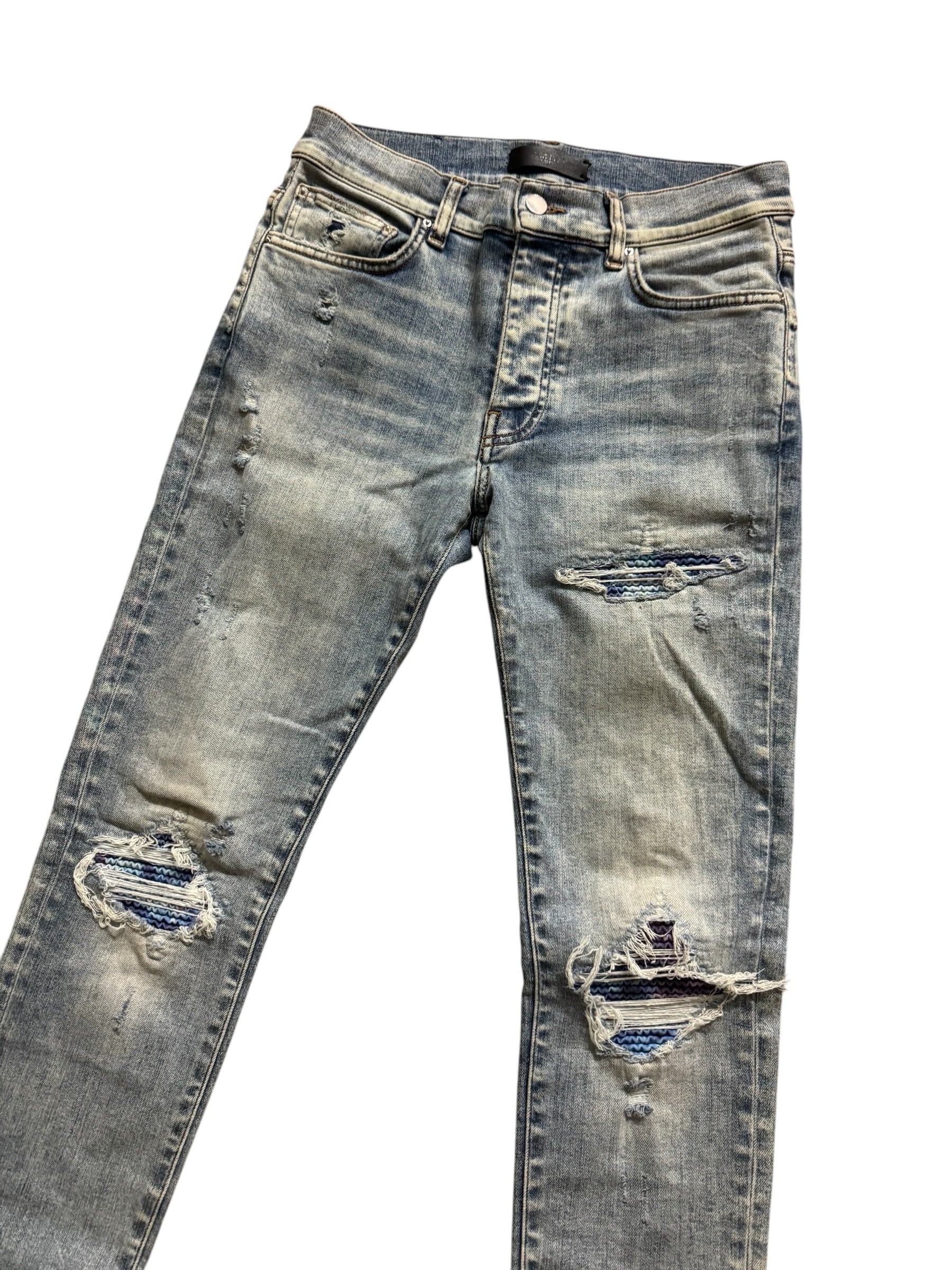 Amiri MX1 Gradient Patch Denim