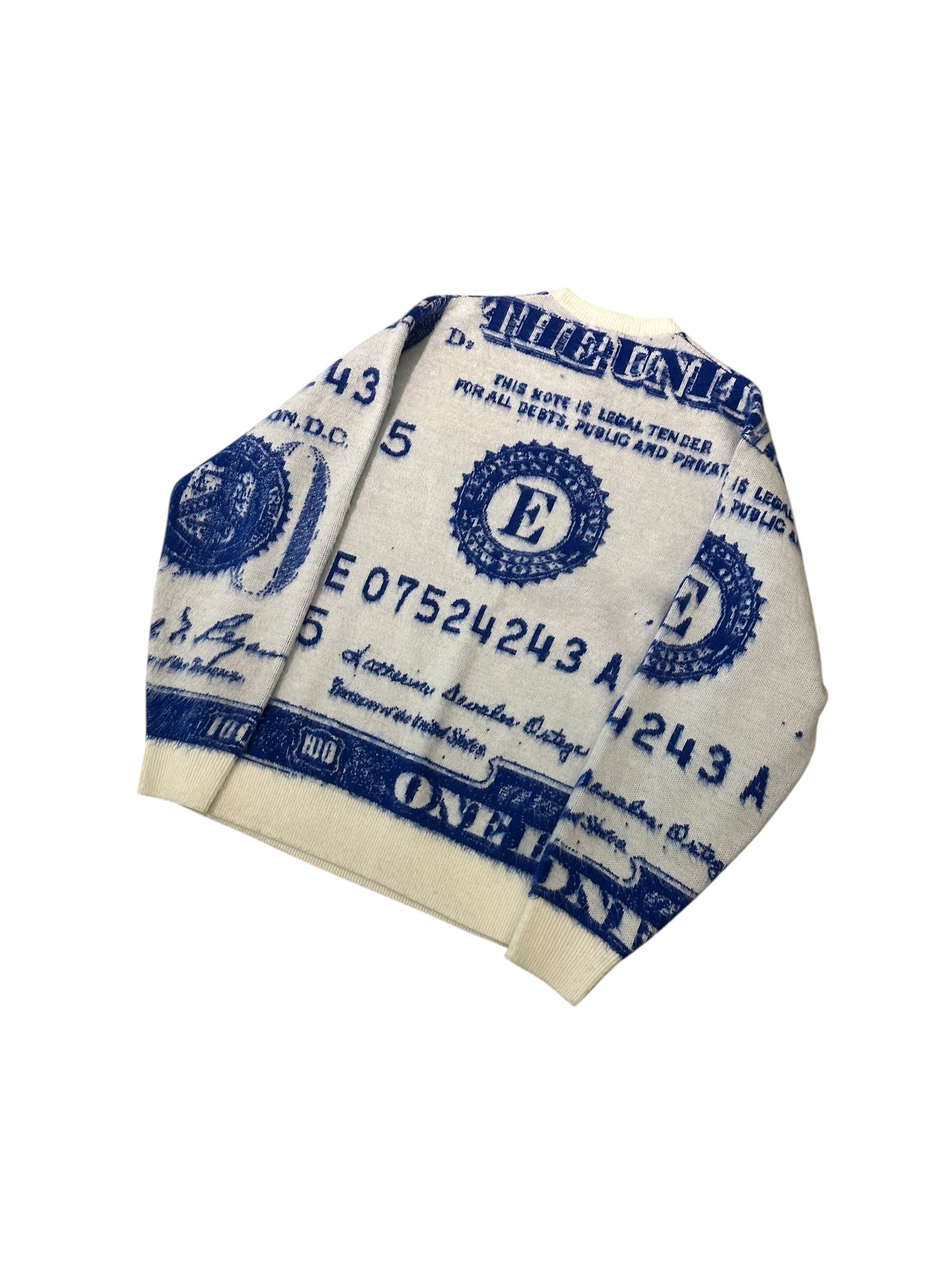 Supreme Money Sweater White