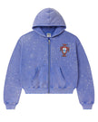 Vale Forever Blue Pluto Cluster Zip Up Hoodie