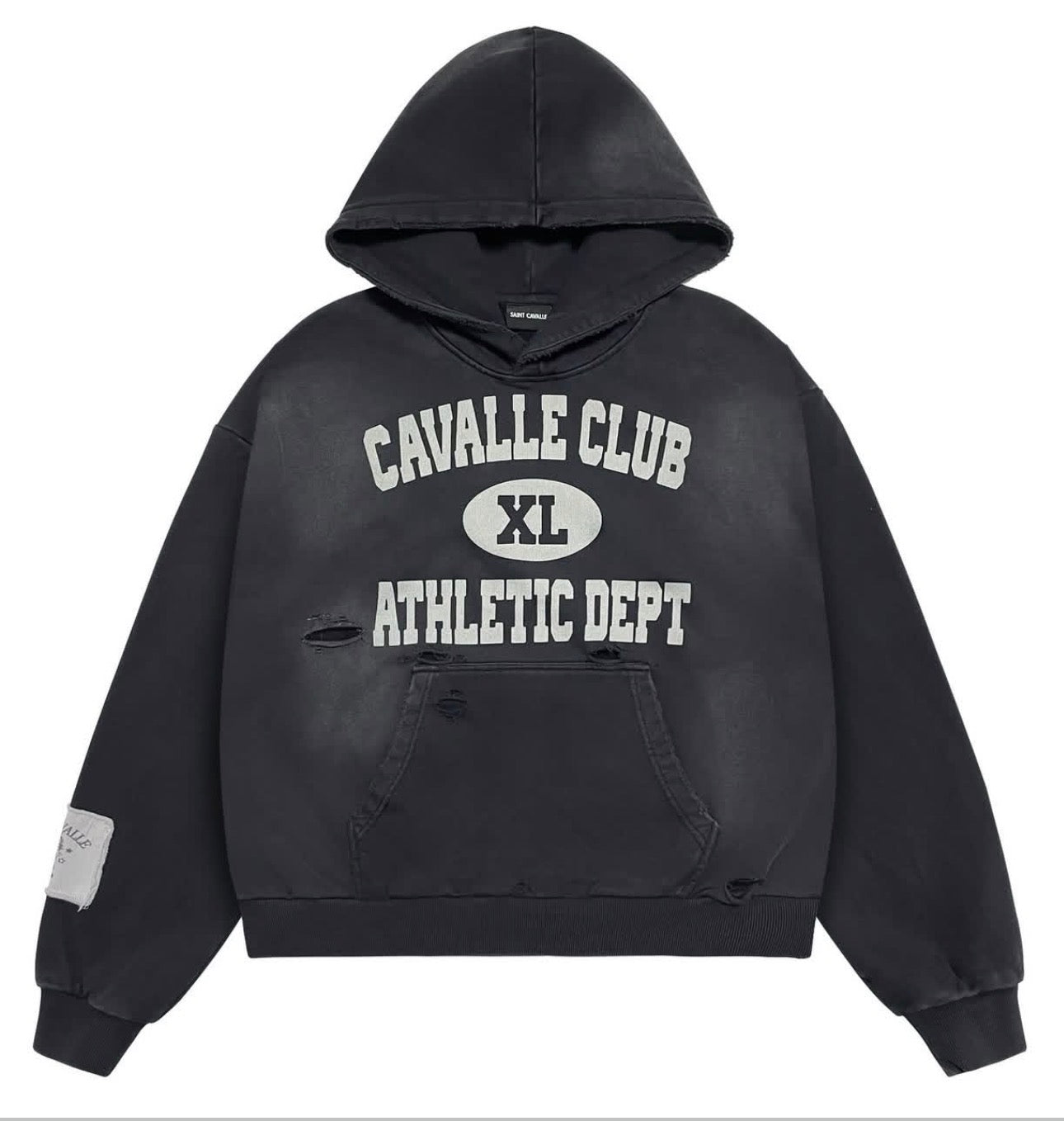 Saint Cavalle Club Essential Thrasher Washed Hoodie