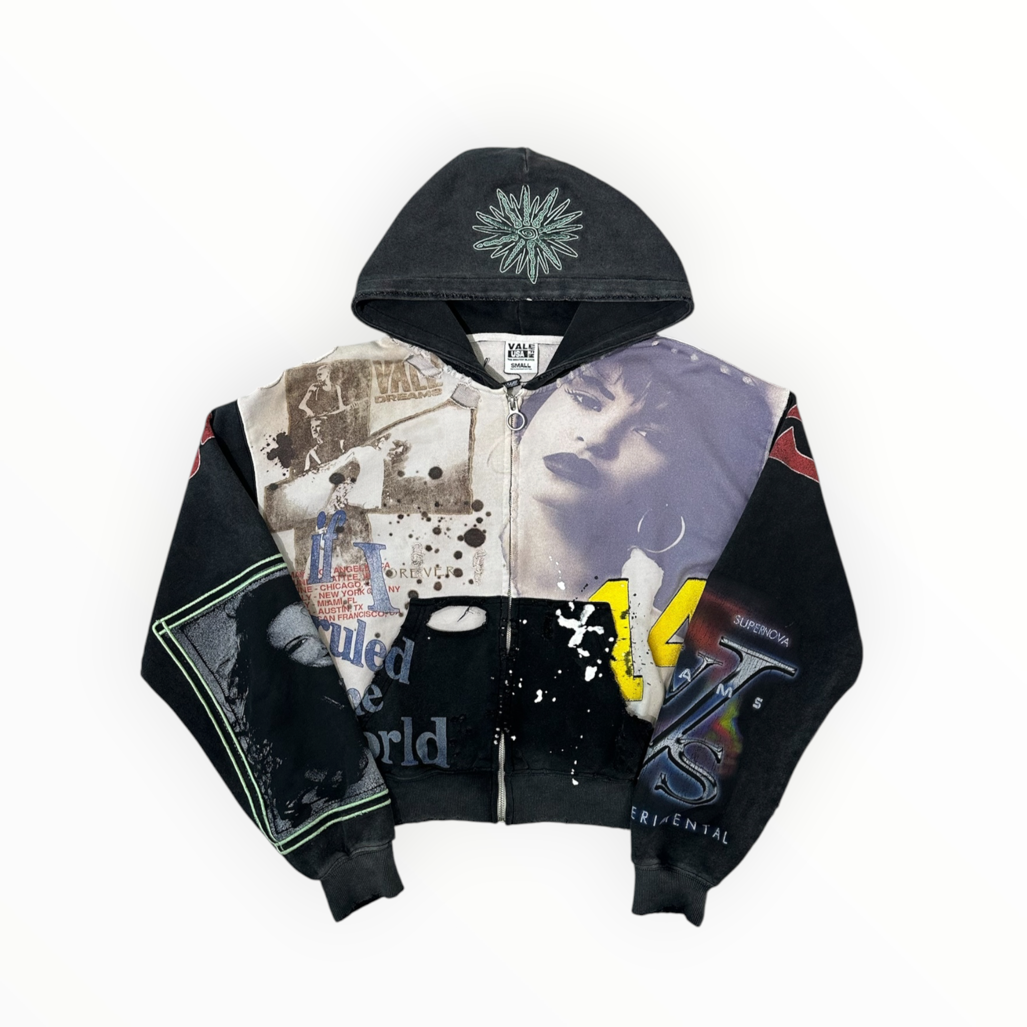 Vale Forever Noise Zip Up Hoodie