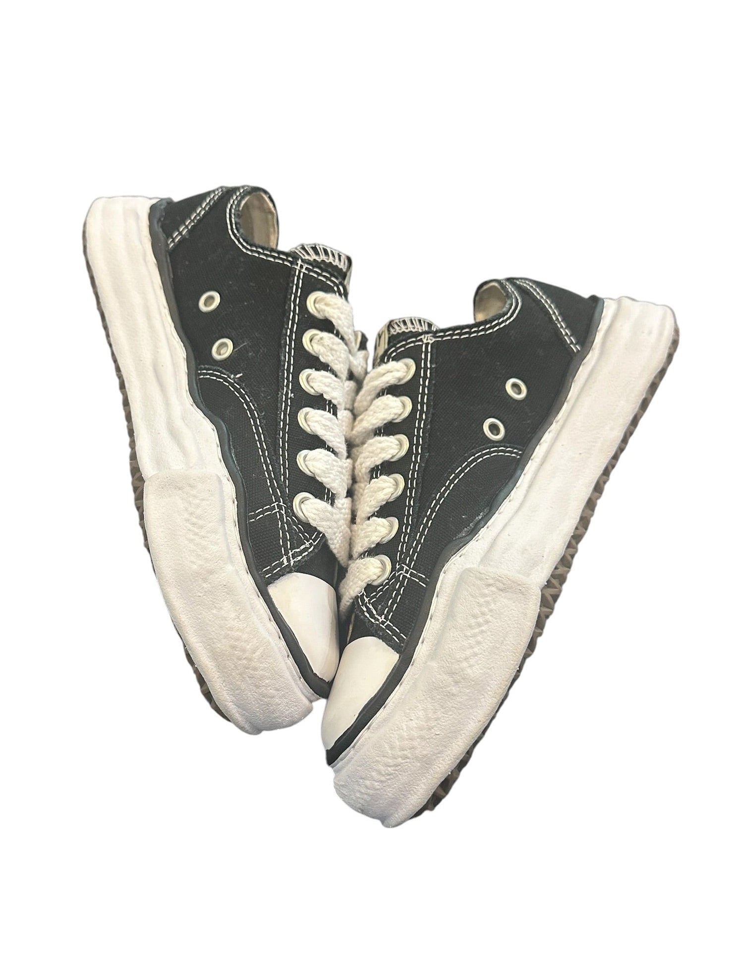 Maison Mihara Yasuhiro Peterson OG Sole Canvas Low Black