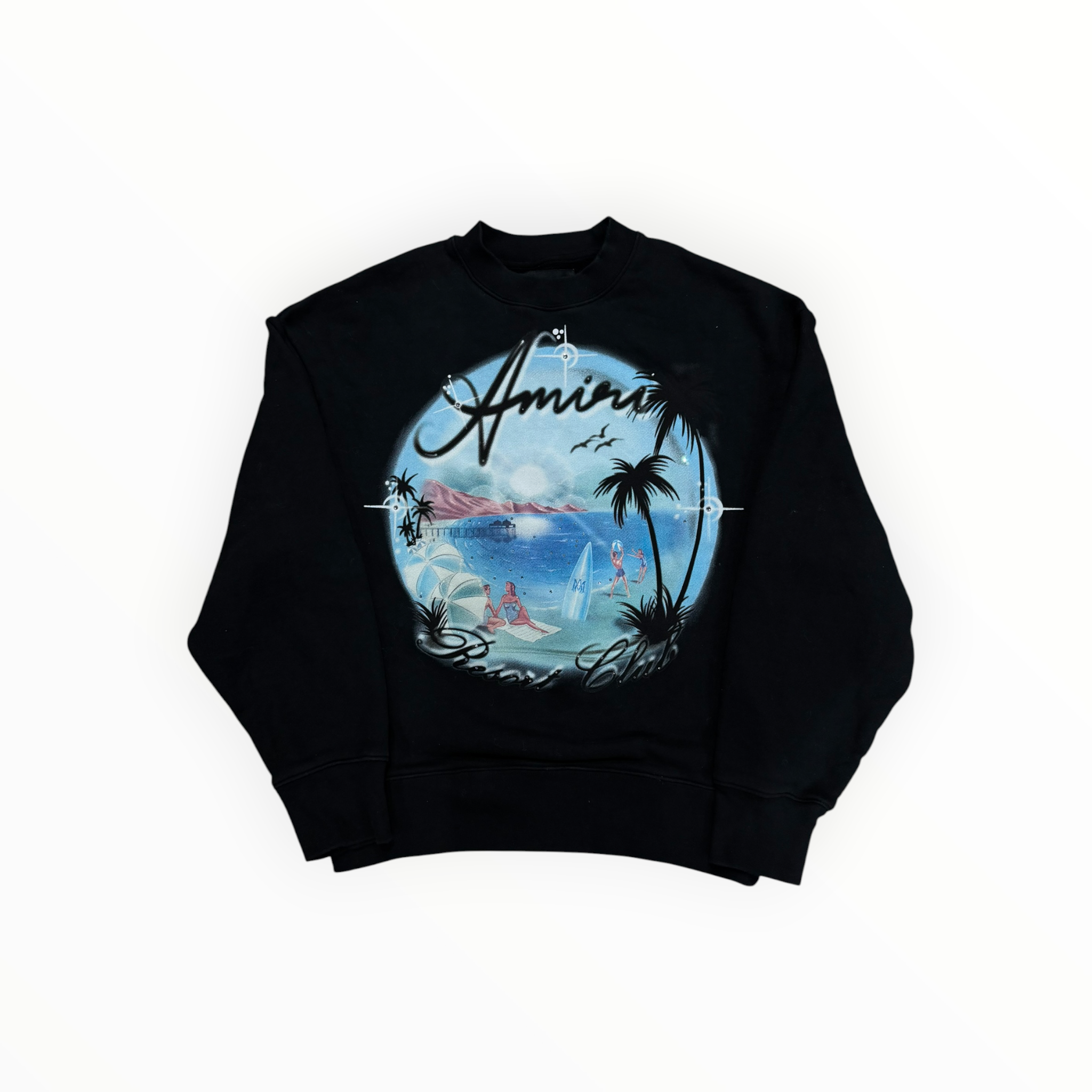 Amiri Paradise Airbrush Crewneck