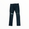 Purple Paint Splatter Black Denim